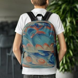 Bronze Blue Flyer Backpack